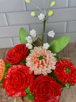 Mini Cupcake Rose Bouquet (Buttercream Frosted Flowers)