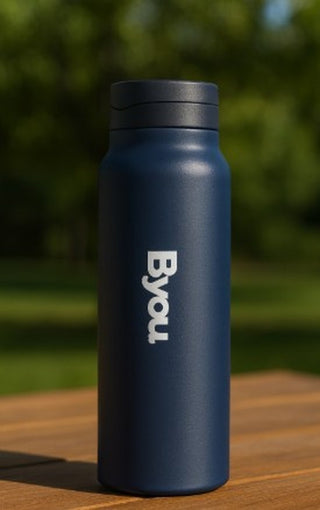 Byoul - Vacuum Insulated Water Bottle With Holder